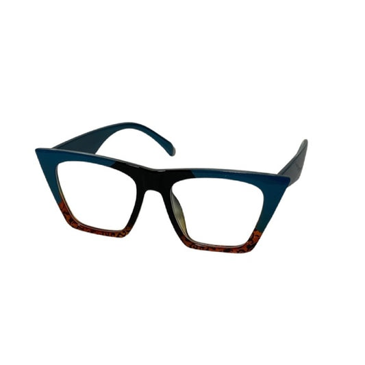 1160-Blue Light Blocking Fashion Glasses-Blue/Black/Leopard