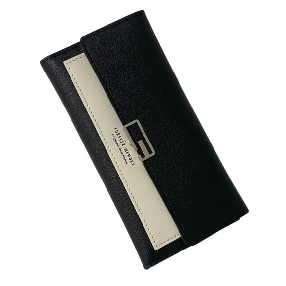 1174-Long Wallet Multi Cards Slots-Black