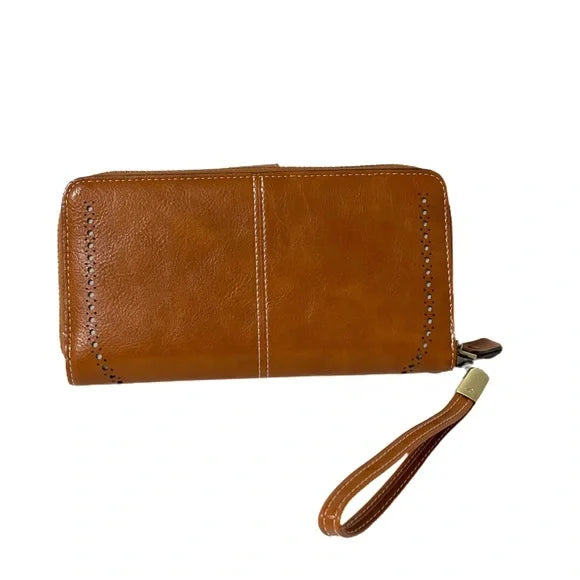 1172-Multi Card Slots Vintage Style Wallet- Camel